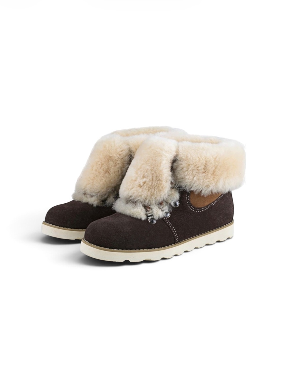 AUSLAND Women's Sheepskin Ankle Snow Boots Sz 5.5 M